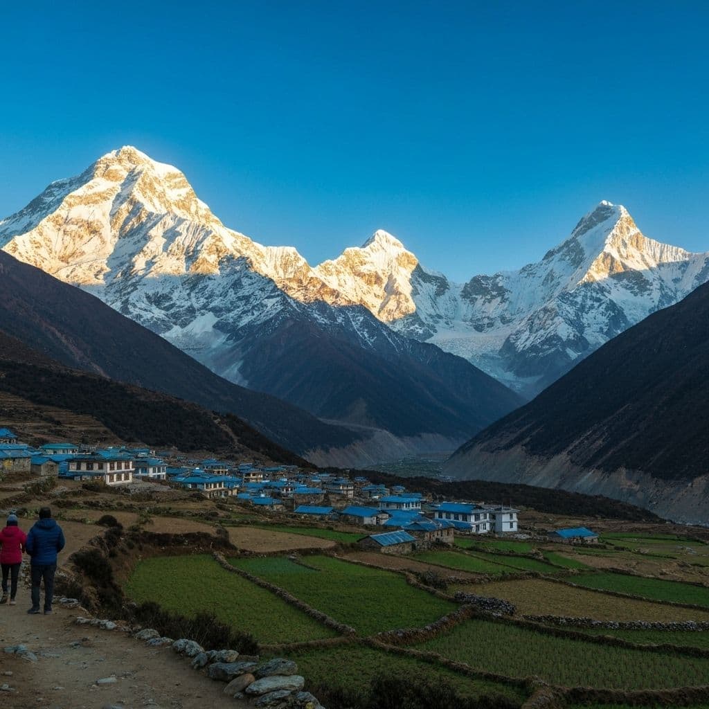 Lhotse and Makalu views